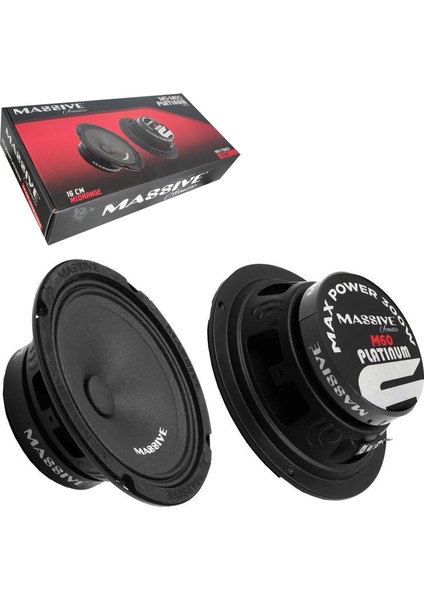 MS-M60 Oto Midrange 16CM 300 Watt 2 Adet