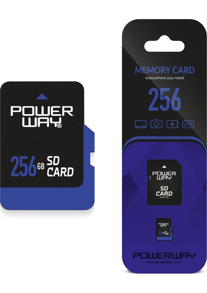 Powerway PWR-256 256 GB Mıcro Sd Hafıza Kartı