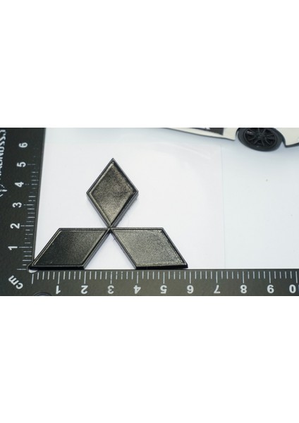 Bagaj Siyah Abs 3m 3D Yazı Logo Mitsubishi Ile Uyumlu modelleri