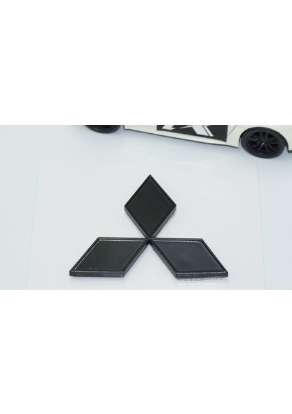 Bagaj Siyah Abs 3m 3D Yazı Logo Mitsubishi Ile Uyumlu fırsatları