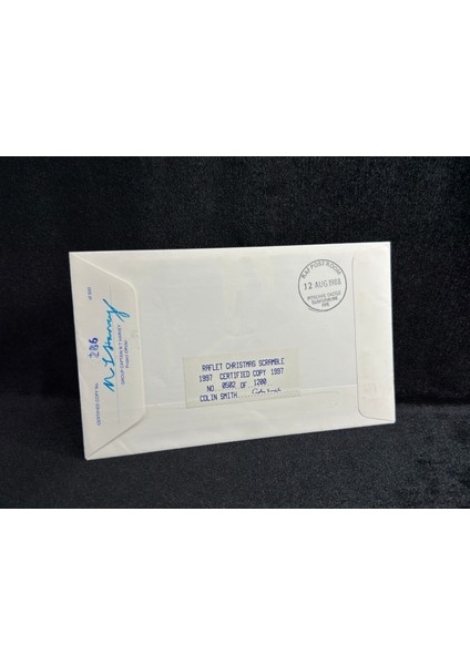 1988 Ingiltere Kraliyet Hava Kuvvetleri 50. Yıldönümü. Duke Hamilton Islak Imzalı Limited Royal Air Force Raf fırsatları