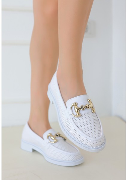 Miwan Beyaz Cilt Babet Ayakkabı fiyatları