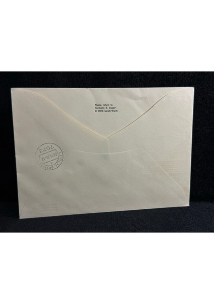 1976 Lufthansa Airmail Aerophilately Paraguay Almanya Ilk Gün Zarfı Fdc Taahhütlü Uçak Postası
