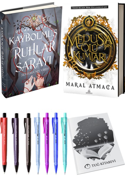 Medusanın Ölü Kumları Ciltli Maral Atmaca ve Ephesus Yayınları Kaybolmuş Ruhlar Sarayı 2 Ciltli Dilara Keskin 2li Set