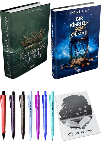 Bir Kibritle Yok Olmak 1 Ciltli Özge Naz ve Karanlığın Şehri 3 Ciltli Şule Avlamaz 2li Set