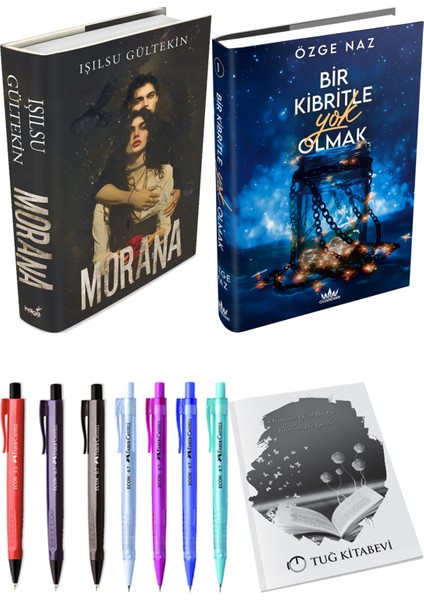 Bir Kibritle Yok Olmak 1 Ciltli Özge Naz ve Morana Ciltli Işılsu Gültekin 2li Set