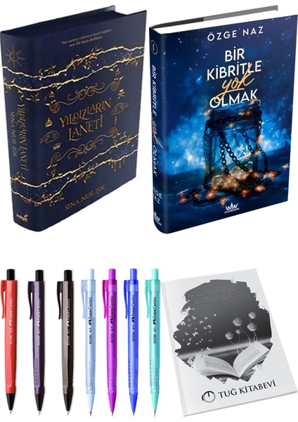 Bir Kibritle Yok Olmak 1 Ciltli Özge Naz ve Yıldızların Laneti 1 Ciltli Sena Nur Işık 2li Set