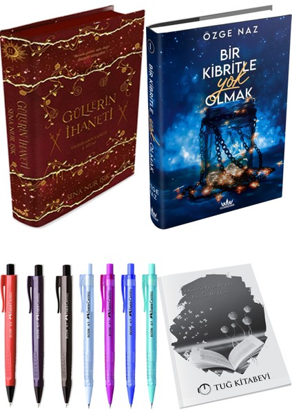 Bir Kibritle Yok Olmak 1 Ciltli Özge Naz ve Güllerin Ihaneti 2 Ciltli Sena Nur Işık 2li Set