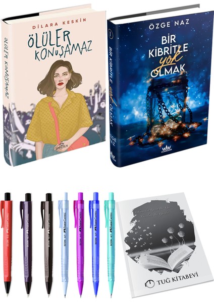 Bir Kibritle Yok Olmak 1 Ciltli Özge Naz ve Ephesus Yayınları Ölüler Konuşamaz Ciltli Dilara Keskin 2li Set