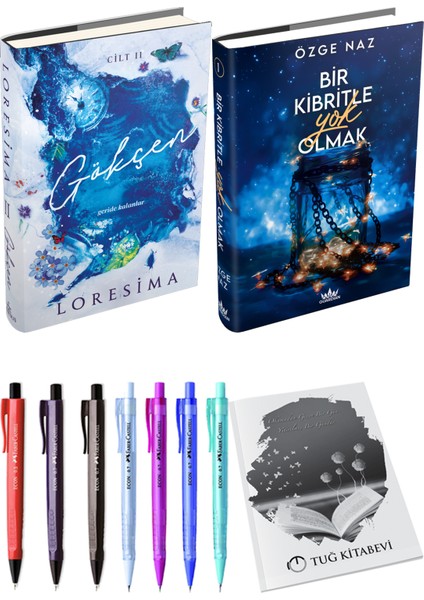 Bir Kibritle Yok Olmak 1 Ciltli Özge Naz ve Ephesus Yayınları Gökçen 2 Ciltli Loresima 2li Set