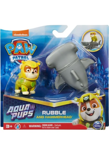 Spin Master Paw Patrol Aqua Pups Rubble ve Hammerhead 20139323