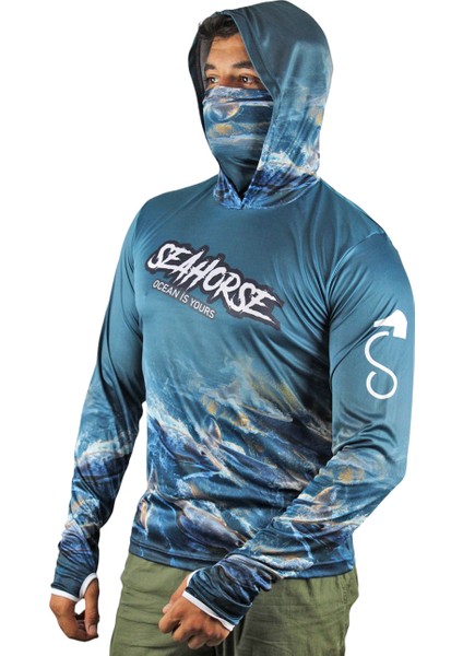 W.w. Pro Angler Uv T-Shrt Silent B Large