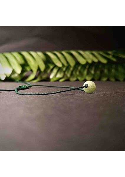 Yeşim Doğal Taş Makrome Örgü Bileklik fiyatları