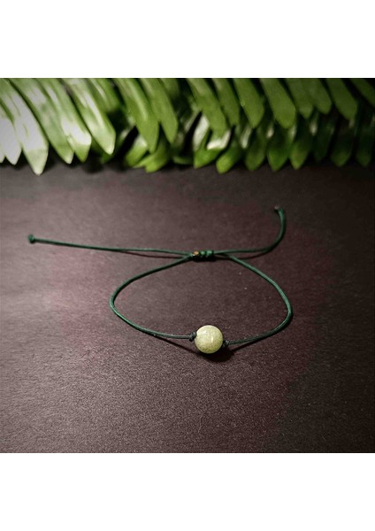 Yeşim Doğal Taş Makrome Örgü Bileklik indirimleri