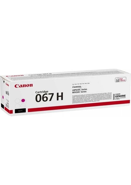 CRG-067H Kırmızı - Magenta Orjinal Toner Yüksek Kapasiteli