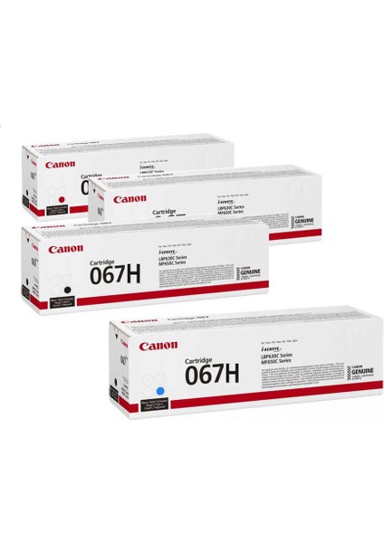 CRG-067H Orjinal 4 Renk Cmyk Toner Seti Takımı