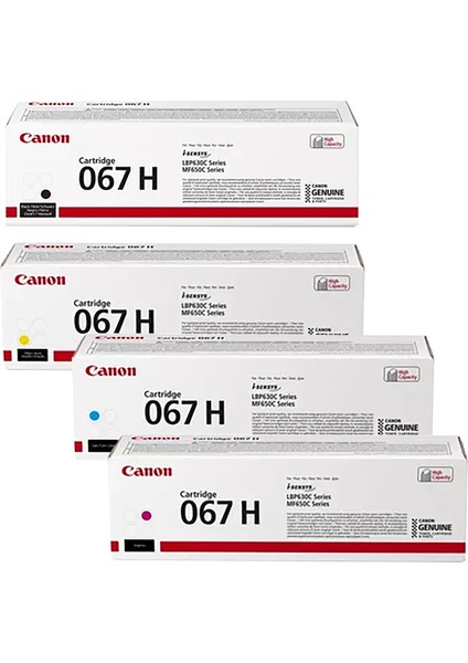 CRG-067H Orjinal 4 Renk Cmyk Toner Seti Takımı modelleri