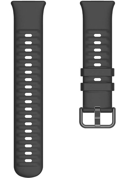 Huawei Watch Fit 3 Kordon Silikon Yumuşak Klasik Kayış