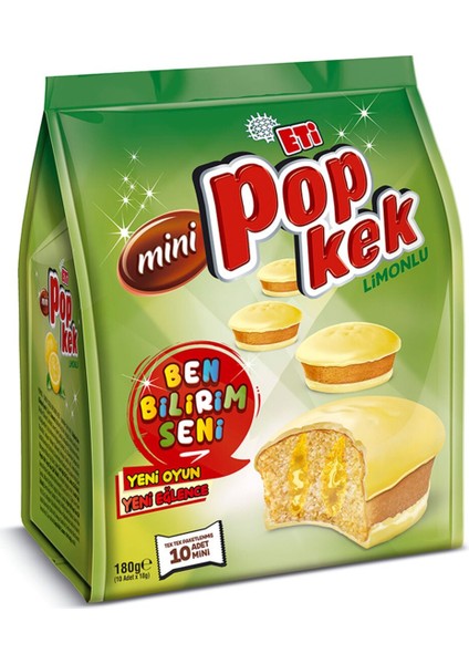 Popkek Mini Limonlu Kek 180 G