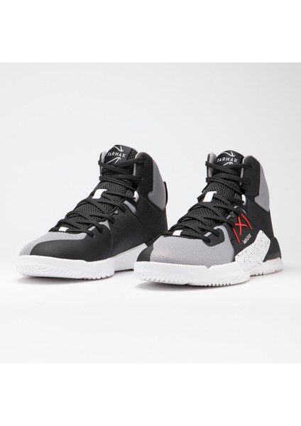 Yetişkin Basketbol Ayakkabısı - Gri/siyah - Protect 120 fiyatları