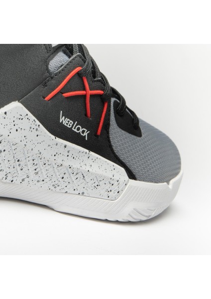 Yetişkin Basketbol Ayakkabısı - Gri/siyah - Protect 120 indirimleri