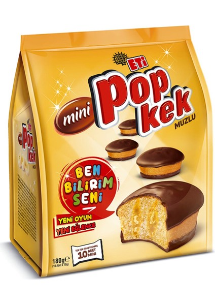 Popkek Mini Muzlu Kek 180 G