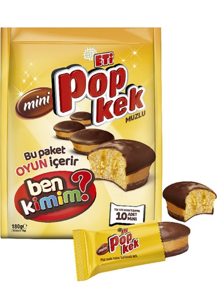 Popkek Mini Muzlu Kek 180 G