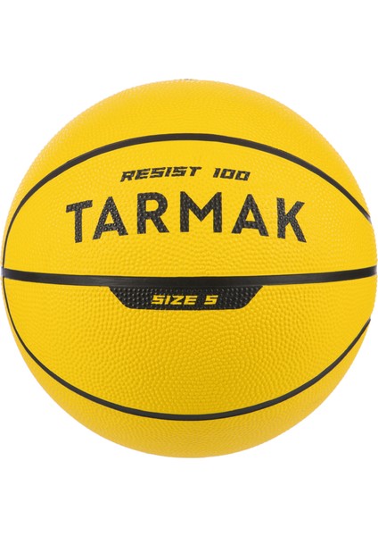 Basketbol Topu - 5 Numara - Sarı - R100