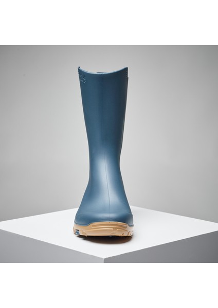 Kadın Kısa Yağmur Çizmesi - Mavi - Avcılık ve Doğa Gözlemi - 100 fiyatları