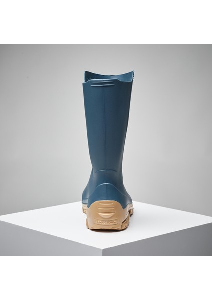 Kadın Kısa Yağmur Çizmesi - Mavi - Avcılık ve Doğa Gözlemi - 100 fırsatları