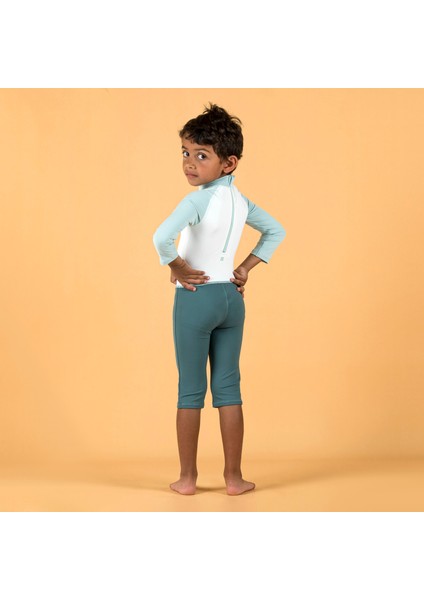 Bebek / Çocuk Uv Korumalı Uzun Kollu Wetsuit - Baskılı / Mavi fiyatları