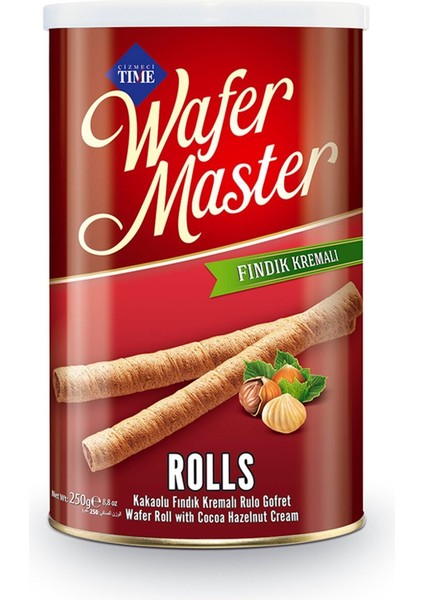 Fındıklı Wafer Master Teneke 250 G