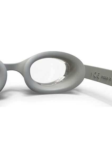 Yüzücü Gözlüğü - Standart Boy - Gri - Şeffaf Camlar - Ready indirimleri