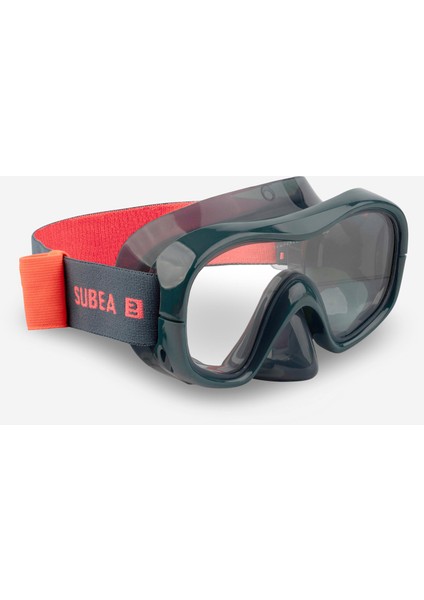 Yetişkin Dalış Maskesi - Gri - 100 Confort. M beden