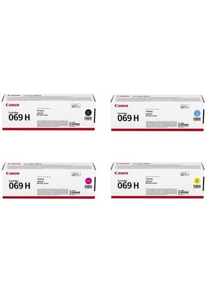 CRG-069H Orjinal Toner 4'lü Set - Tüm Renkler Toner Takımı