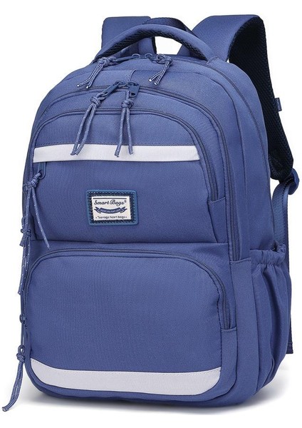 Sırt Çantası Okul Boyu Kalem Kutusu Hediyeli 3234 - Jeans Mavi Lila modelleri