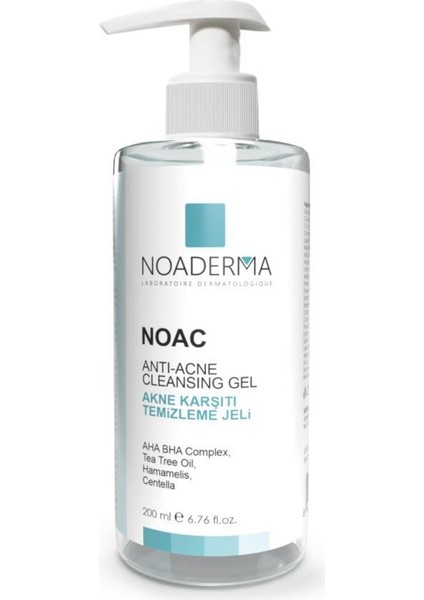 Noac Akne Karşıtı Temizleme Jeli 200 ml