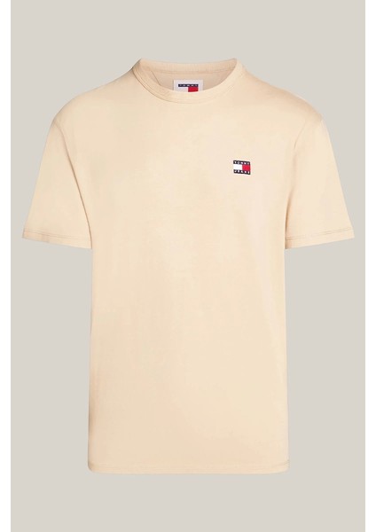 Tommy Hilfiger Erkek Rozetli T-Shirt