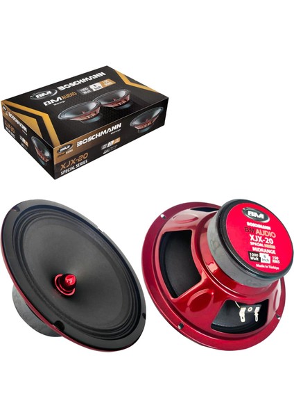 Xjx-20 Oto Midrange 20CM 1000 Watt 2 Adet