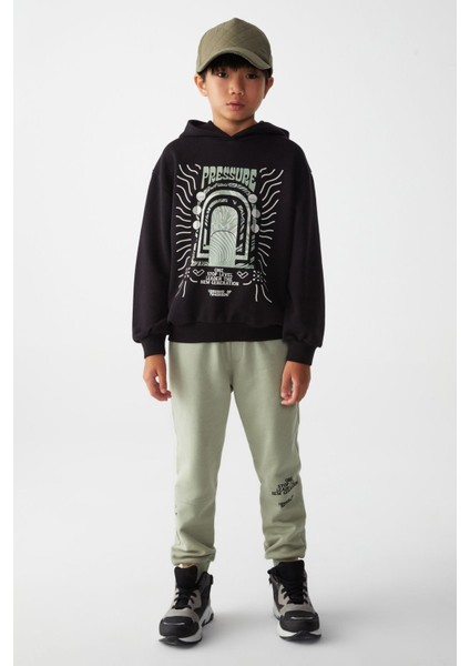 45331 Erkek Çocuk Siyah Versıon Sweat