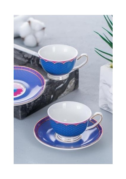 GRN-05033 Tessa Mor 2 Kişilik Kahve Fincan Takımı