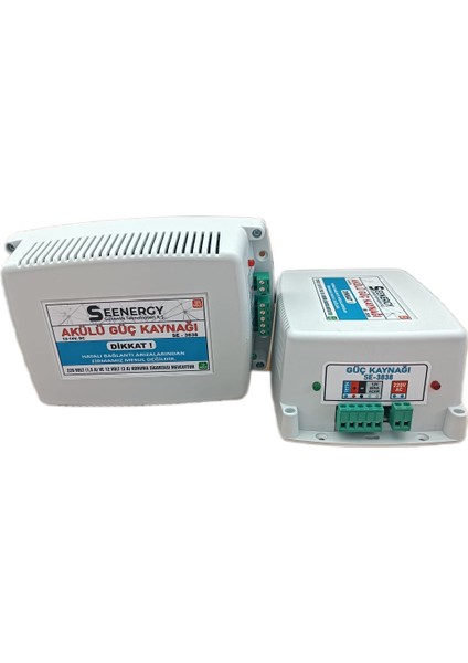 SE-3838 / Akıllı Elektrikli Kilit Besleme Ünitesi / Akıllı Kapı Kılıt Aküsü