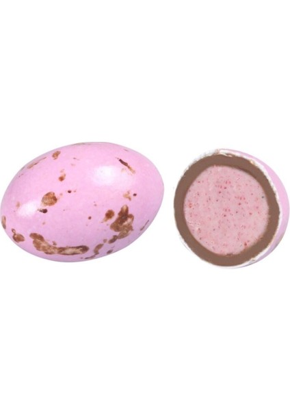 Bıldırcın Çikolata Draje Pembe 500 gr