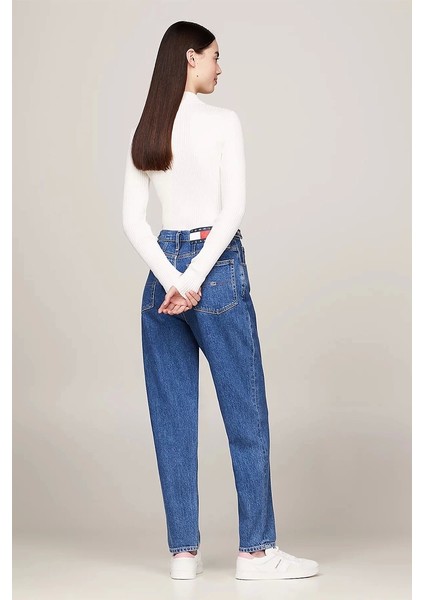Kadın Mom Ultra Yüksek Bel Konık Jean fiyatları
