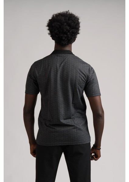 Regular Fit Yakalı ve Cepli Desenli Erkek Klasik T-Shirt modelleri