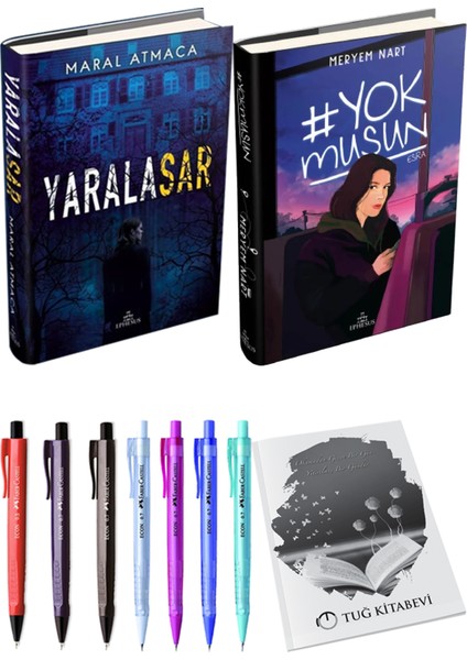 Yokmusun Ciltli Meryem Nart ve Ephesus Yayınları Yaralasar 1 Ciltli Maral Atmaca 2li Set