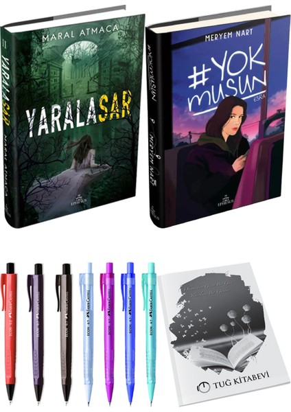 Yokmusun Ciltli Meryem Nart ve Ephesus Yayınları Yaralasar 2 Ciltli Maral Atmaca 2li Set