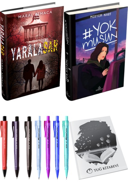Yokmusun Ciltli Meryem Nart ve Ephesus Yayınları Yaralasar 4 Ciltli Maral Atmaca 2li Set