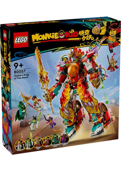 ® Monkie Kid Nezha'nın Ateş Çemberi Robotu 80057