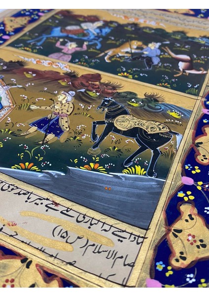 Toplumdaki Statü Farklılıkları Adlı El Yapımı Minyatür Resim 30X20 cm fırsatları